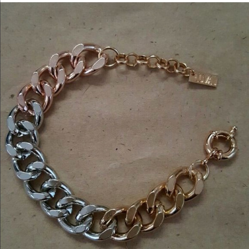 BAUBLEBAR tri colored chain bracelet